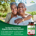 Zazzee USDA Organic Hawthorn Berry 20:1 Extract, 2% Vitexin, 150 Capsules