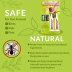 Nectar Fortress Natural Ant Repellent, Clear Gel Ant Guard, Twin Pack