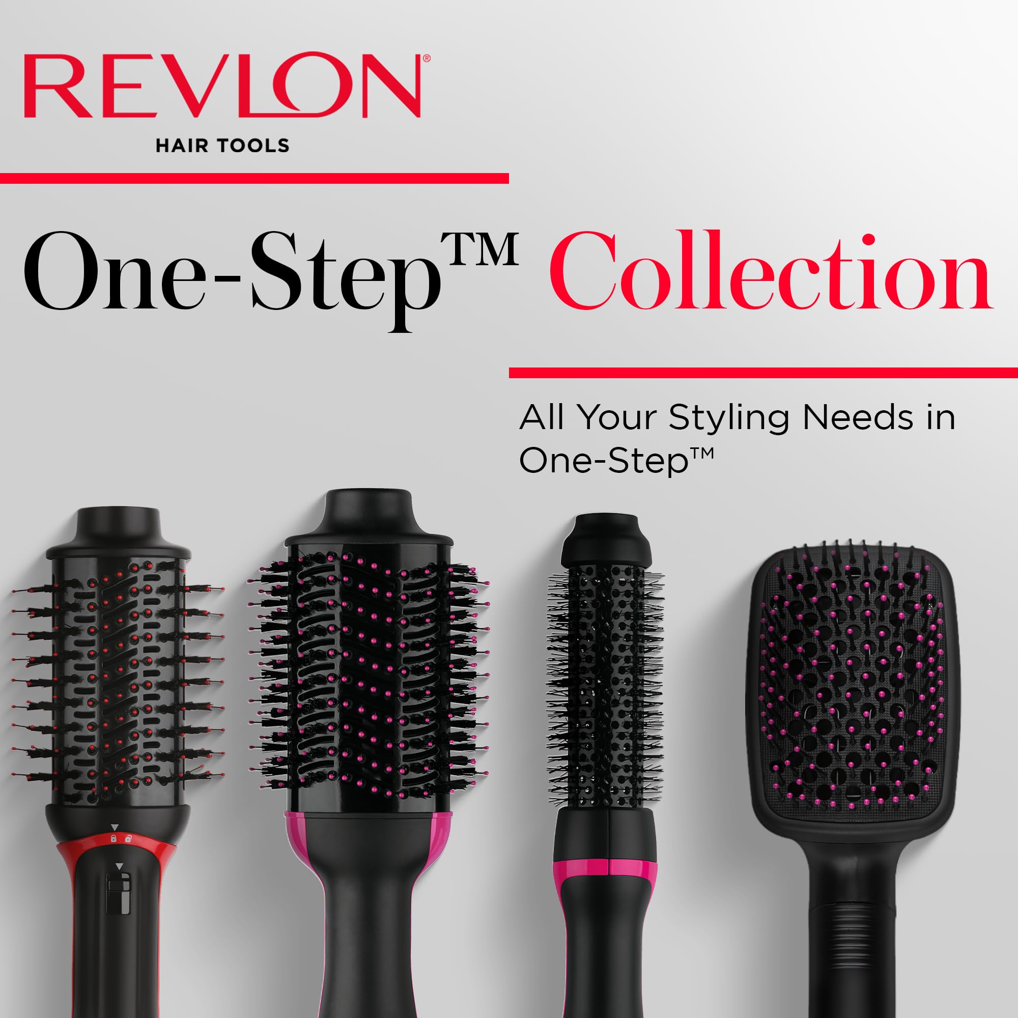 REVLON One-Step Root Booster Round Brush Hair Dryer and Styler, 1.5" Barrel