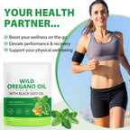 Oil of Oregano Softgels 6000mg, 120 Count | 2 in 1 Formulated with Black Seed Oil 200mg, Oregano Oil Capsules, High Carvacrol & Thymoquinone for Immune Support | Non-GMO, Gluten-Free