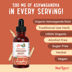 MARYRUTH'S Ashwagandha Root Liquid Drops, Mood & Stress Support Supplement | Mood & Stress Support Supplement, Calm & Relaxation, 590mg Ashwagandha, Adaptogen & Nervine, Vegan