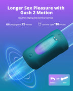 LOVENSE Gush 2 Motion Male Masturbator, Penis Vibrator & Cock Ring for Men