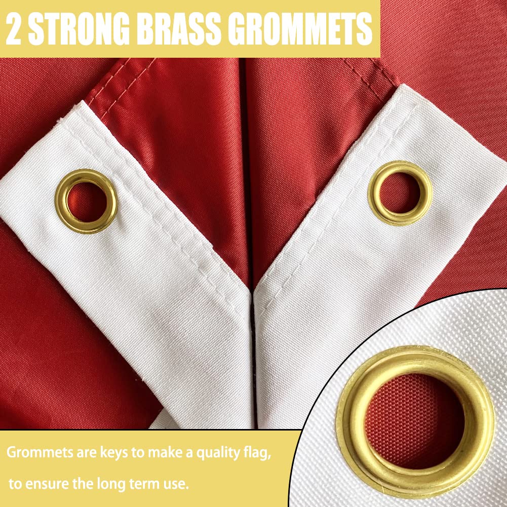 3x5ft Double Sided US Marine Corps Flag Outdoor Heavy Duty Polyester with 2 Brass Grommet
