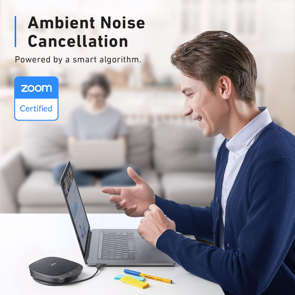 Anker PowerConf S330 USB Speakerphone for Home Office, Plug and Play