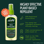 Murphy's Naturals Tick Repellent Spray, Plant-Based, 4 fl oz (Pack of 2)