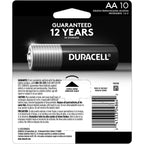 Buy now Duracell Coppertop AA Batteries with Power Boost Ingredients, 10 Count Pack Double A Battery with Long-lasting Power, Alkaline AA Battery for Household and Office Devices at indiglob india