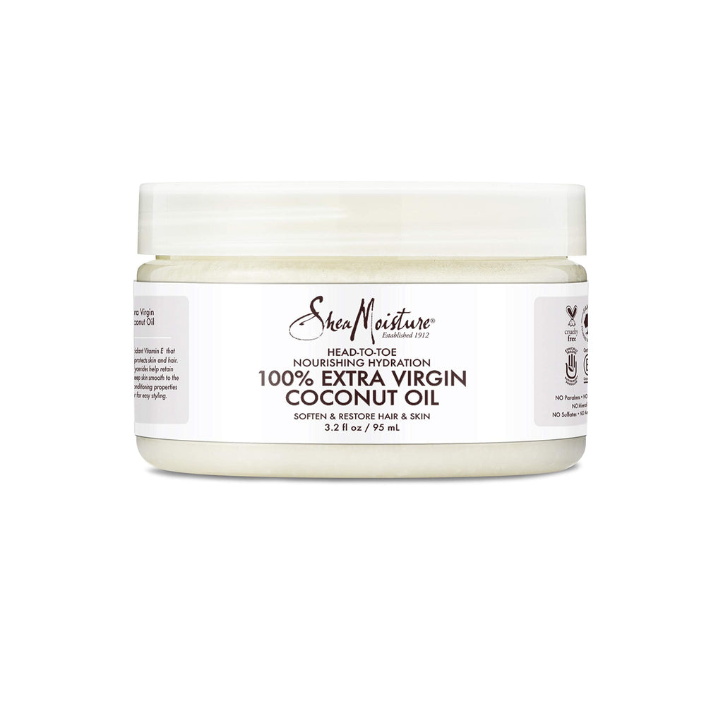 Buy now SheaMoisture 100% Extra Virgin Coconut Oil for Trial & Travel Nourishing for All Hair & Skin Types 3.2 oz at indiglob india
