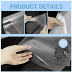VOKOY 30 Pack No Holes Sheet Protectors, 8.5" x 11", Letter Size Heavy Duty Clear View Page Sleeves Protectors, Clear Paper Document Artwork Protectors