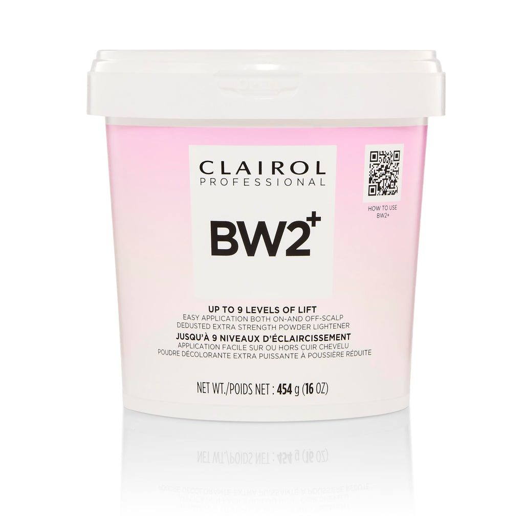Clairol Professional BW2+ Extra Strength Powder Lightener | Up to 9 Levels of Lift for Hair Highlights & Lightening