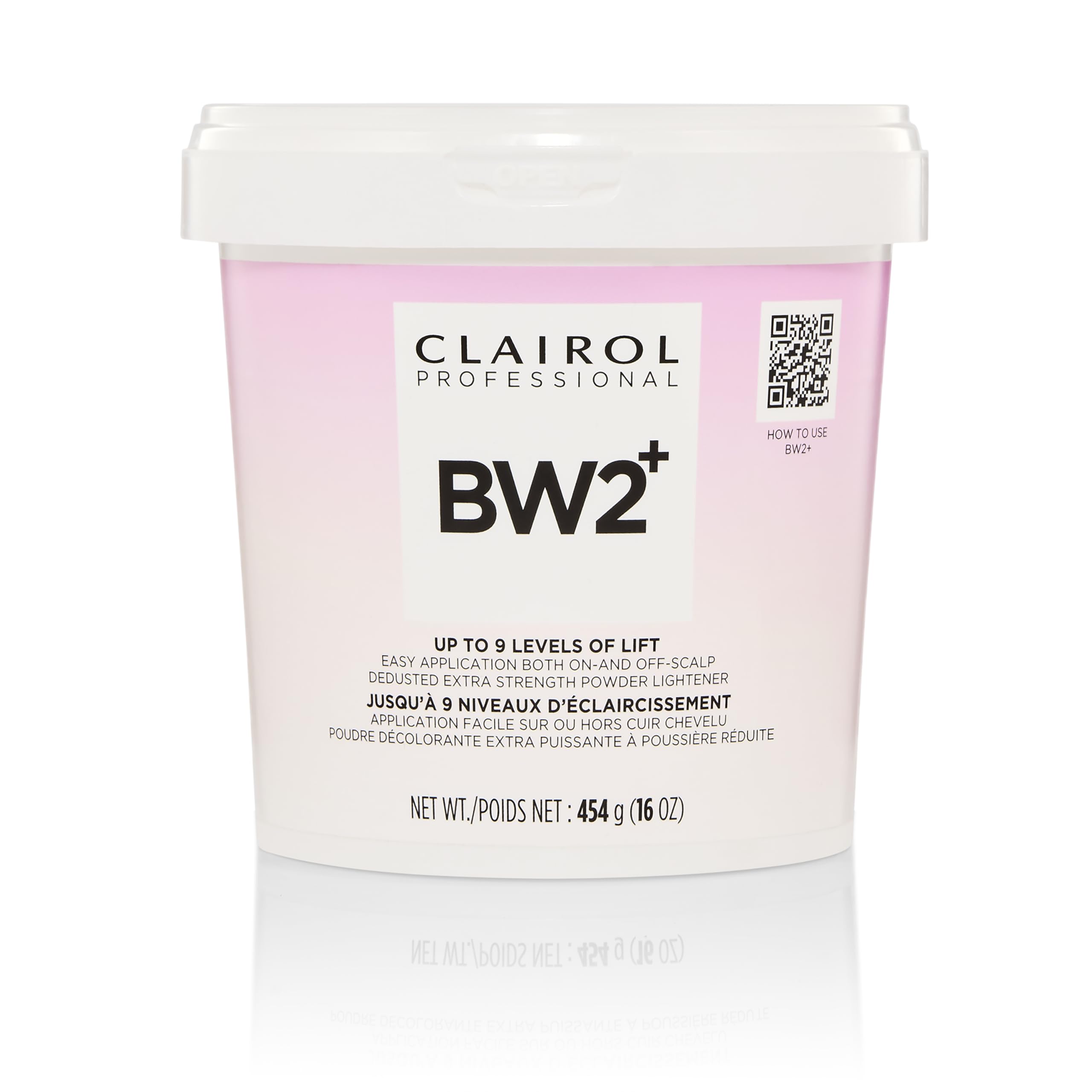 Clairol Professional BW2+ Extra Strength Powder Lightener | Up to 9 Levels of Lift for Hair Highlights & Lightening