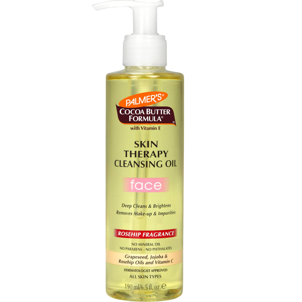 Buy now Palmer's Cocoa Butter Formula Skin Therapy Cleansing Oil, Gentle Makeup Remover with Rosehip Oil and Vitamin C, 6.5 Ounce at indiglob india