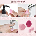 16PCS Makeup Sponge Set, with Triangle Powder Puff Beauty Blender Sponge and Mini Sponge For Foundation Concealer And Powder