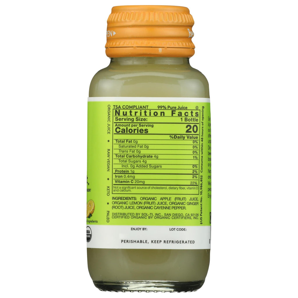 Sol Ti, Supershot Ginger Single Organic, 2.1 Fl Oz