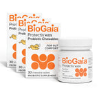 BioGaia Kids Probiotic | Ease Occasional Tummy Discomfort & Constipation | Pediatrician-recommended | Ease Occasional Tummy Discomfort, Gas & Bloating | Promote Regularity | Ages 3+| 30ct