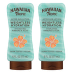 Hawaiian Tropic Weightless Hydration After Sun Lotion, 6 Fl Oz | 24 hour moisturizing after sun care, Hydrating lotion with aloe and shea butter, Coconut papaya scent, Lightweight texture