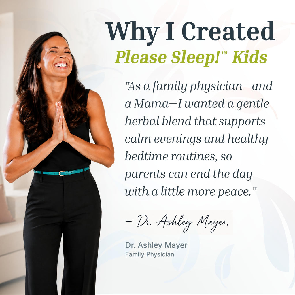 Dr. Green Mom Please Sleep! Kids Sleep Support — Melatonin Free Liquid Drop