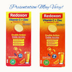 Redoxon Vitamin C + Zinc, Effervescent Tablets of Vitamin C and Zinc, Helps Support Your Immune System, Orange Flavor, 20 Effervescent Tablets, 2.82 Oz Box, (Pack of 4)