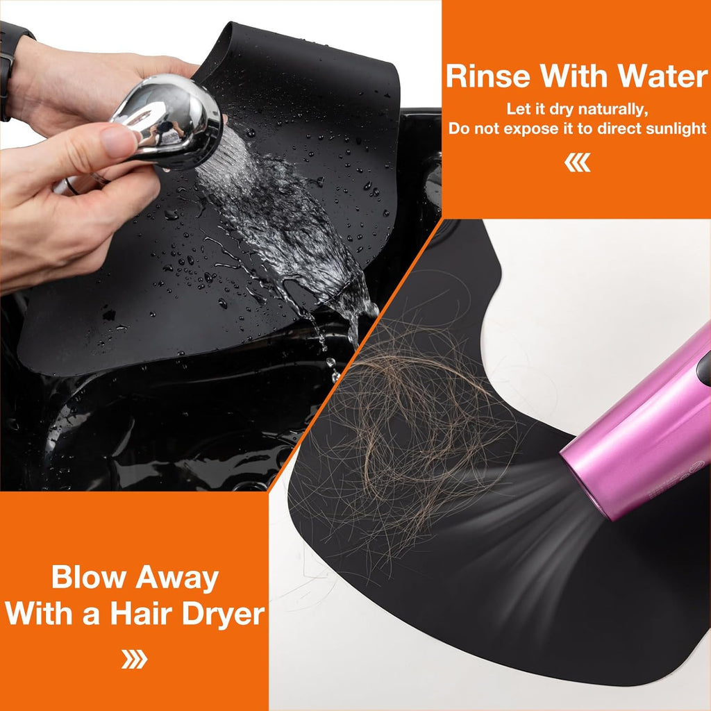 Buy now Noverlife Hair Cutting Collar, Waterproof Silicone Hair Dye Collar, Barber Hair Cutting Pad Haircut Neck Wrap for Salon at indiglob india