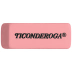 Ticonderoga Wedge Erasers, Pink, 3 Count