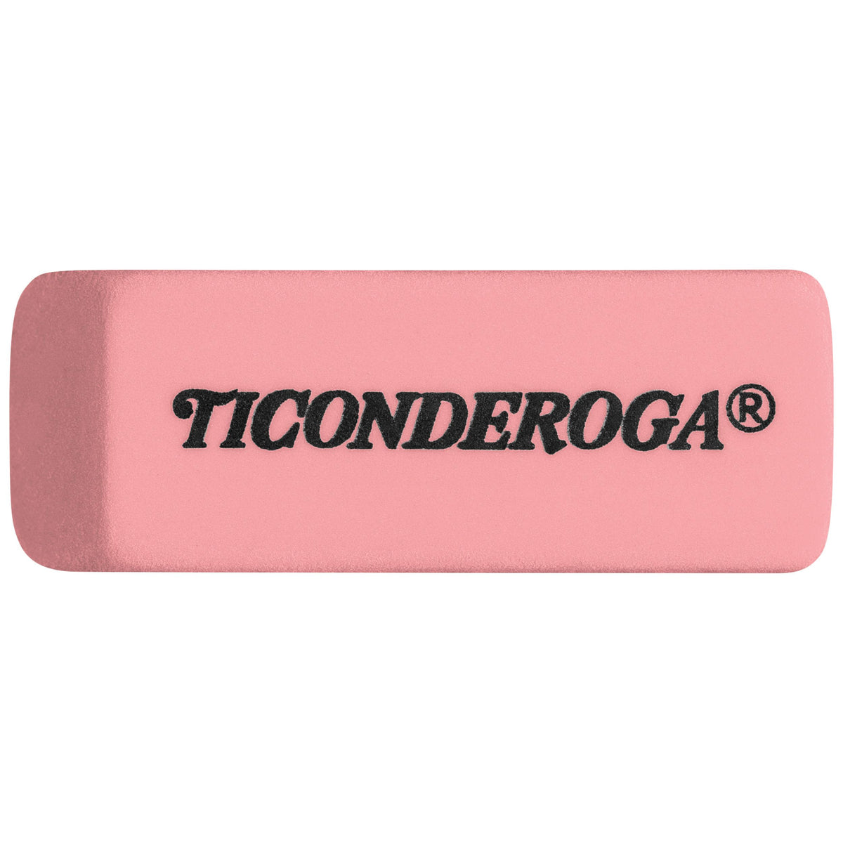 Ticonderoga Wedge Erasers, Pink, 3 Count
