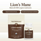 Buy now Real Mushrooms Lions Mane Mushroom Supplement - Organic Lions Mane Extract Powder for Overall Wellness with Adaptogens â€“ Functional Vegan, Non-GMO Blend with 60 Servings at indiglob india