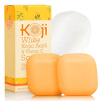 Buy now Koji White Kojic Acid & Vitamin C Brightening Soap, Hydrating Face & Body For Radiant Glow Skin, Nourishing, Moisturizing, Cleansing Bar, Vegan, Paraben-Free, 2.82 oz (2 Bars) Default at indiglob india