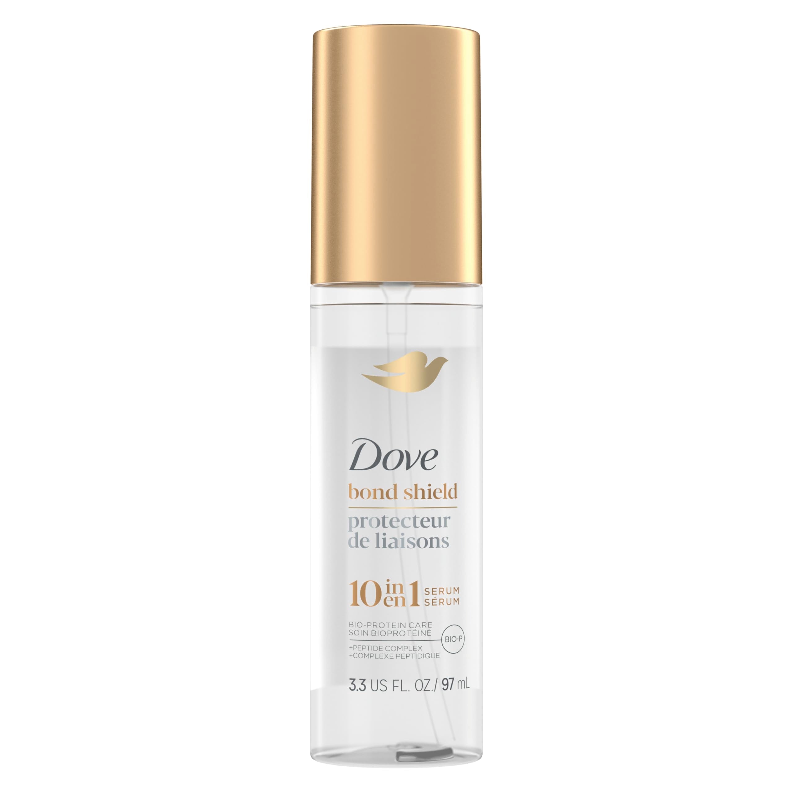 Dove Intensive Repair Serum for Damaged Hair with Amino Serum 3.3oz | Hair treatment provides 72H damage protection, 48H enhanced gloss and 72H smoothness for shinier, healthier-looking hair