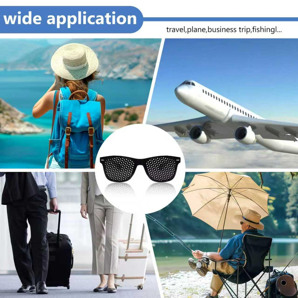 2 Pcs Adjustment Glasses, Help Eye Training And Concentration, Light and Comfortable Frame, Lightweight Frame for Eye Training Focus for Daily Use and Relaxation