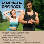 Lymphatic Drainage Drops for Bloat Relief & De-Puff - 2 Fl Oz | Cleavers, Stillingia Root, Prickly Ash Bark, Red Clover Flower | Herbal Liquid Formula for Healthy Flow & Circulation Support