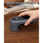 Fabric Shaver Lint Remover for Clothes, Sweater Defuzzer with LED Display