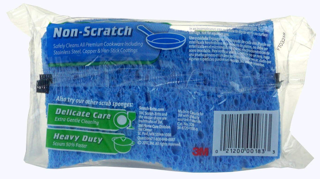 Scotch -Brite Non Scratch Scrub sponges - 21 Pack - Individually Wrapped