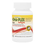 NaturesPlus Hema-Plex Iron - 60 Fast-Acting Softgels - 2 Pack - 85 mg Iron + Vitamin C & Bioflavonoids for Healthy Red Blood Cells - Vegan, Gluten Free - 40 Total Servings