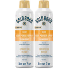 Gold Bond No Mess Clear Invisible Body Powder Spray, 7 oz., Absorbs Odor-Causing Sweat (Pack of 2)