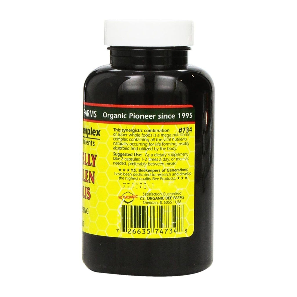 Buy now YS Organic Farms: Royal Jelly Bee Pollen Propolis w/Ginseng 90 ct at indiglob india