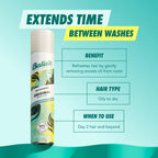 Batiste Dry Shampoo, Waterless shampoo, Original, 3.81oz, Pack of 3