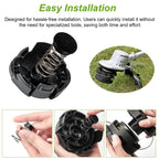 Speed Feed 400 Trimmer Head Cap and Spring Kit for Echo, Trimmer Replacement Spool Cap Covers Compatible with Echo SRM-225, SRM-230, PAS-225 Trimmer Heads, Echo Weed Eater Parts X472000070, 2 Pack
