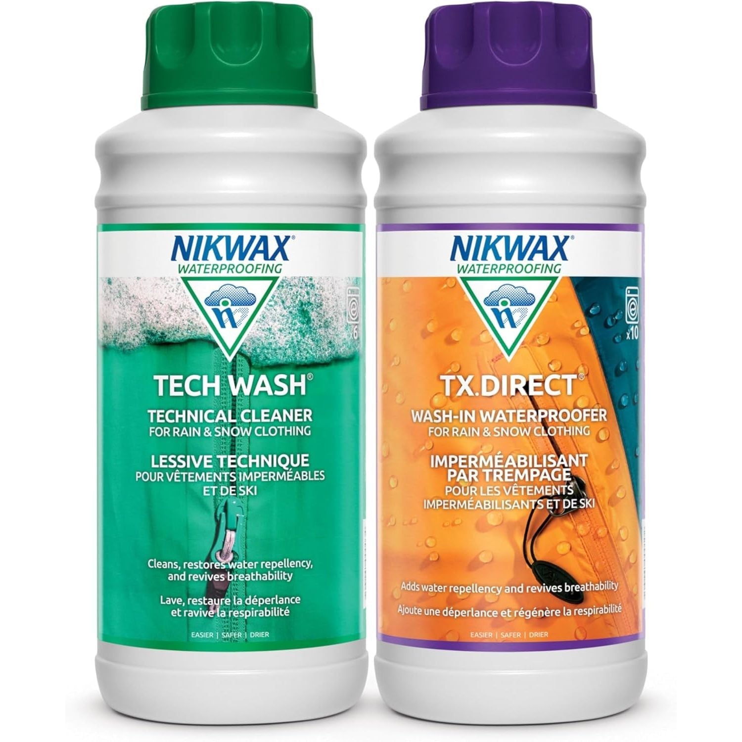 Buy now Nikwax Hardshell Cleaning & Waterproofing Duo-Pack 1000ml Duo Pack at indiglob india