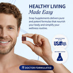 Snap Supplements Prostate Health + Nitric Oxide Bundle, 60 Soft Chews Each