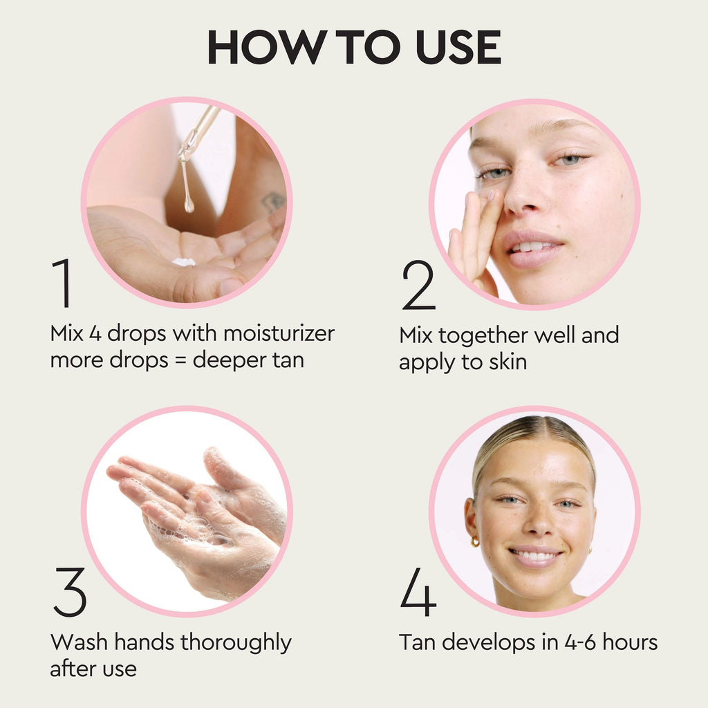 Buy now Tanologist Light Self Tan Drops, Streak-Free Body & Face Tanning Drops, No Fake Tan Smell, For Moisturizer & Lotion, Bronzing Face Tanner, Skincare Ingredients, Vegan, 1.01 fl. oz/30 ml Bottle at indiglob india