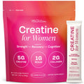 Creatine for Women with Collagen Peptides, Stick Packs, Strength Support