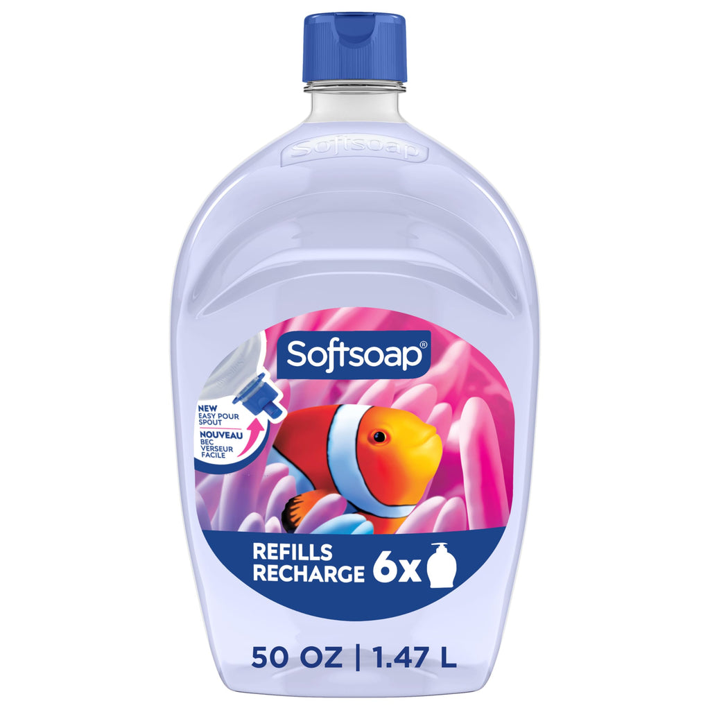 Buy now Softsoap Aquarium Liquid Hand Soap, Kitchen and Bathroom Hand Soap, 50 fl oz Refill Aquarium 50 Fl Oz (Pack of 1) at indiglob india