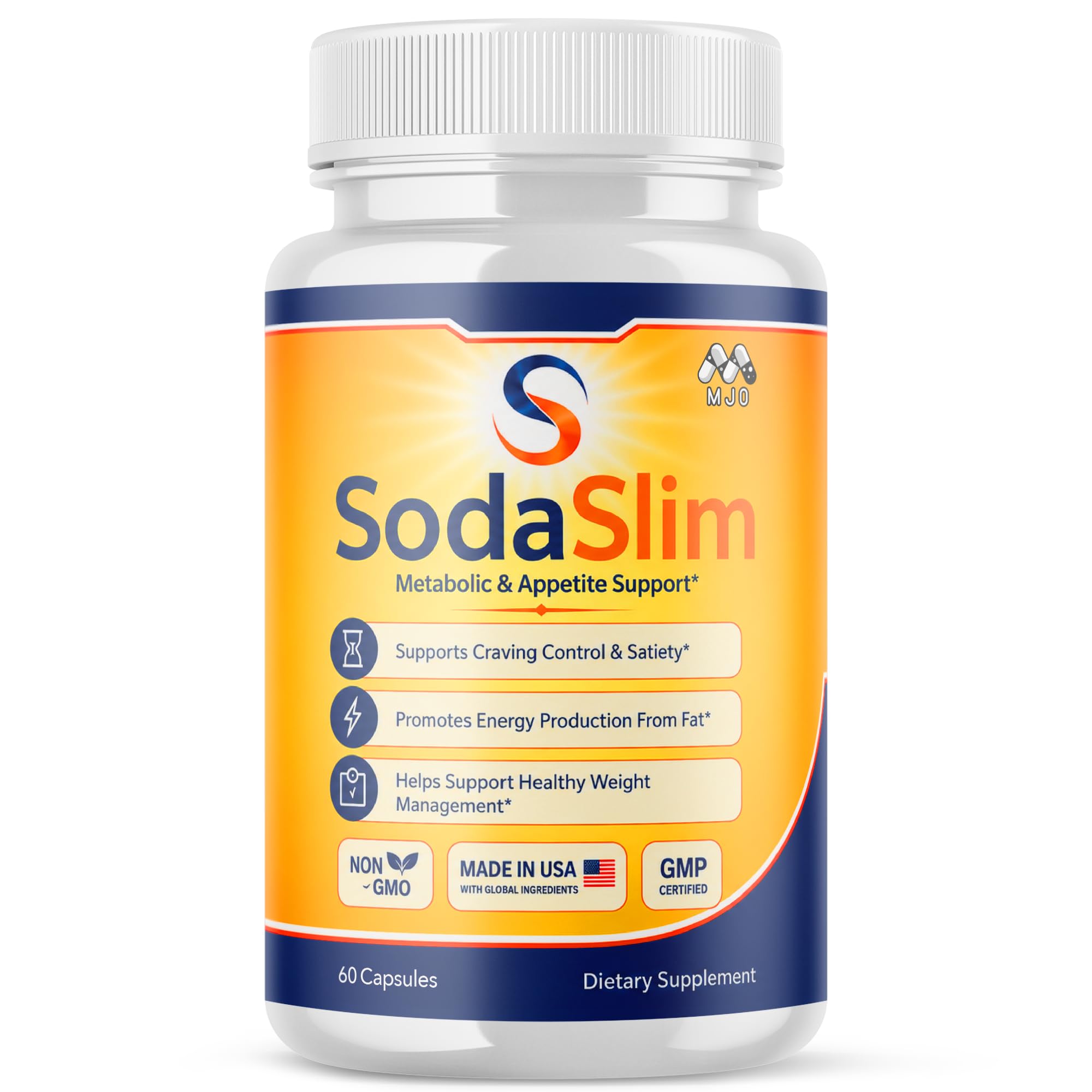 Sodaslim Weight Management Capsules Advanced Soda Slim Pills (60 Capsules)