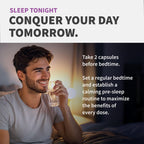 12-in-1 Melatonin Sleep Capsules - Natural Sleep Aids for Adults with Melatonin 5mg and Magnesium Glycinate 500mg, Sleep Aid with Ashwagandha, L Theanine, Valerian Root, GABA, 5-HTP (90ct, Pack of 2)