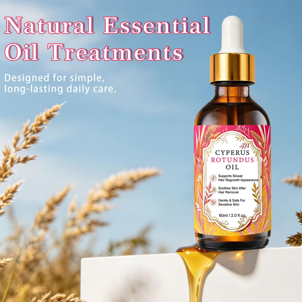 AuraLuna Cyperus Rotundus Oil, Natural Hair Care for Men & Women