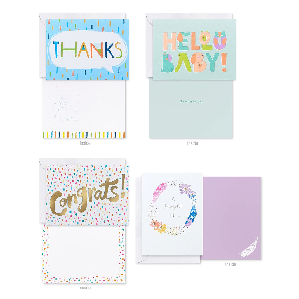 American Greetings 41-Count All-Occasion Greeting Card Pack, Assorted Colorful Designs
