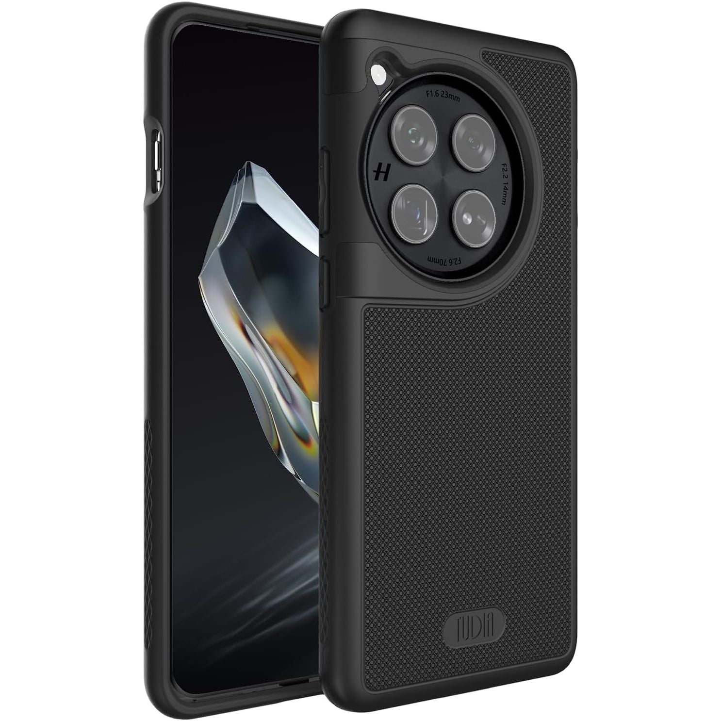 Buy now TUDIA MergeGrip Magsafe Compatible Phone Case for OnePlus 12 5G 2024 - Military Grade, Drop Tested, Dual Layer, Shockproof, Anti-Slip, Heavy Duty & Protector Cover Protective Phone Case - Matte Black OnePlus 12 Matte Black at indiglob india