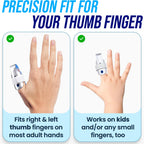 Thumb Brace (2 Pack) Trigger Thumb Splint, Thumb Cast for Pain Relief