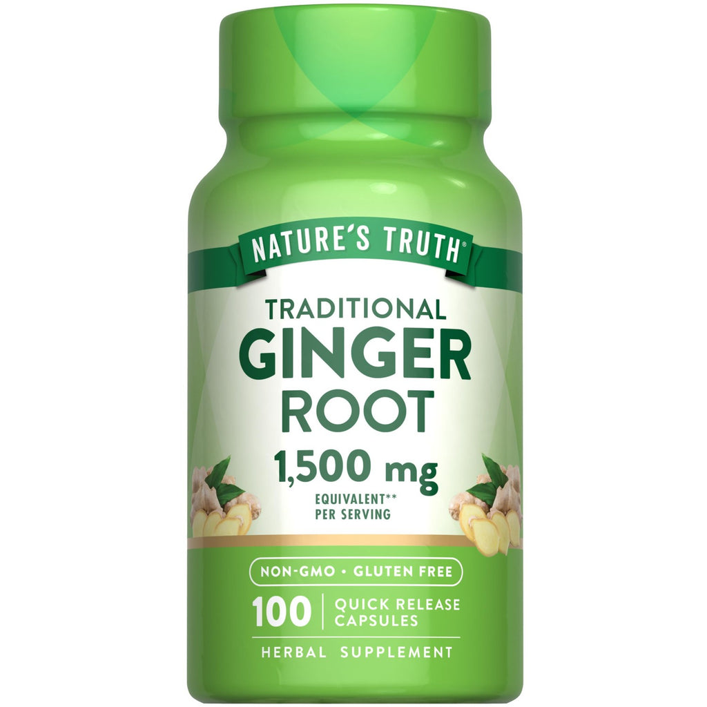 Nature's Truth Ginger Root Capsules | 100 Count | from Ginger Root Extract