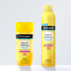 Buy now Neutrogena Beach Defense Sunscreen Spray SPF 30, Hawaii Reef Act 104 Compliant, Octinoxate & Oxybenzone Free, Broad Spectrum, Fast Absorbing & Lightweight, Face and Body Sunscreen, 8.5 Oz at indiglob india