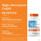 Buy now Doctors Best High Absorption CoQ10, Heart & Energy Support*, USP Verified, Naturally Fermented CoQ10, Non-GMO, Gluten Free, Soy Free, Vegan 60 Veggie Caps at indiglob india